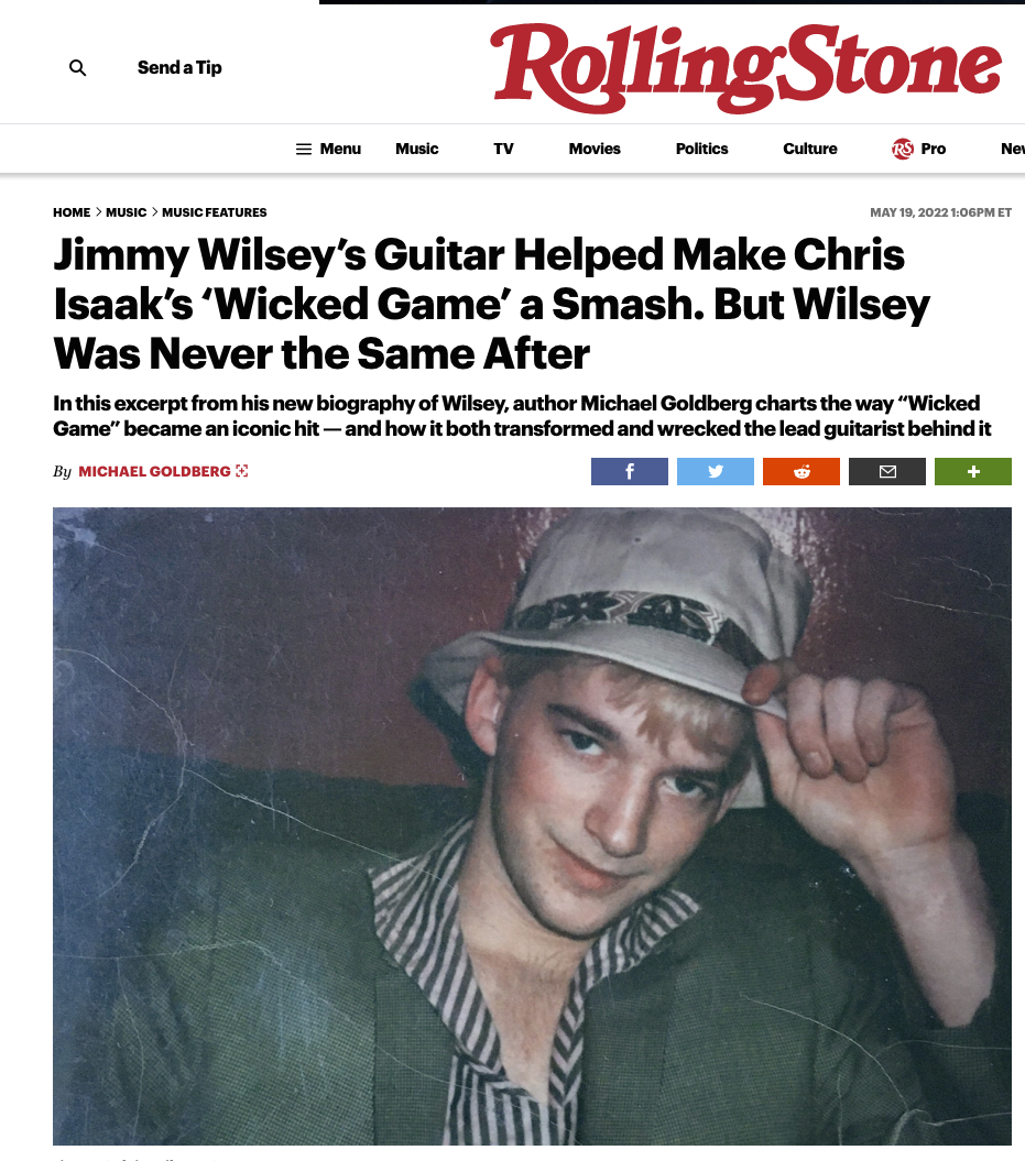Jimmy Wilsey Rolling Stone